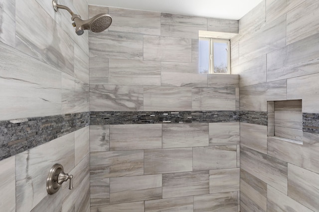 2464 N Walker Rd, Cleveland, TX 77328 - bathroom view of a tile shower
