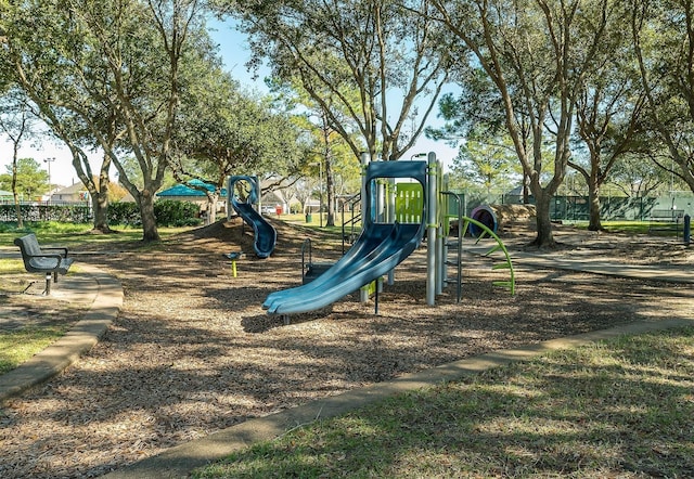 view of communal playground