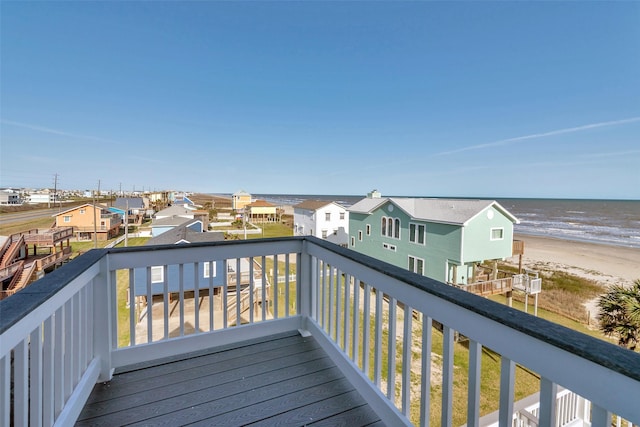 deck featuring a residential view