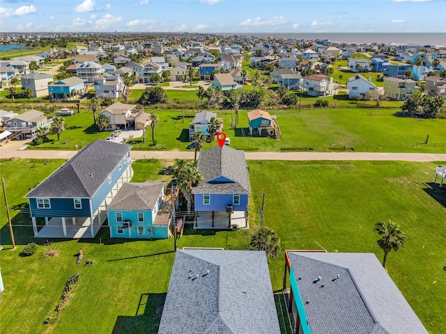 bird's eye view featuring a residential view