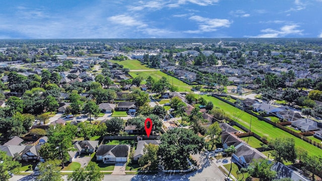 birds eye view of property featuring a residential view