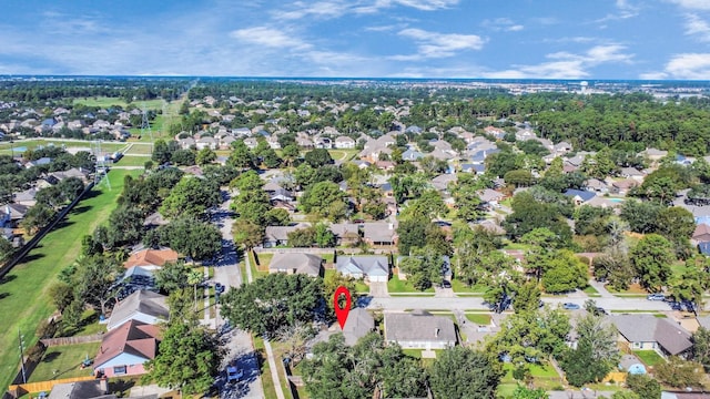 bird's eye view featuring a residential view