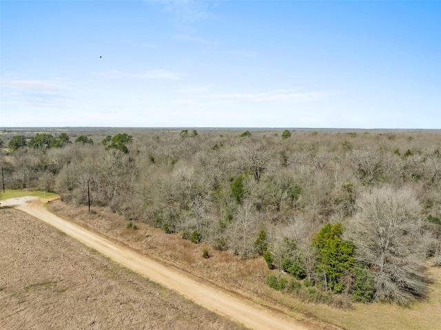 aerial view featuring a rural view