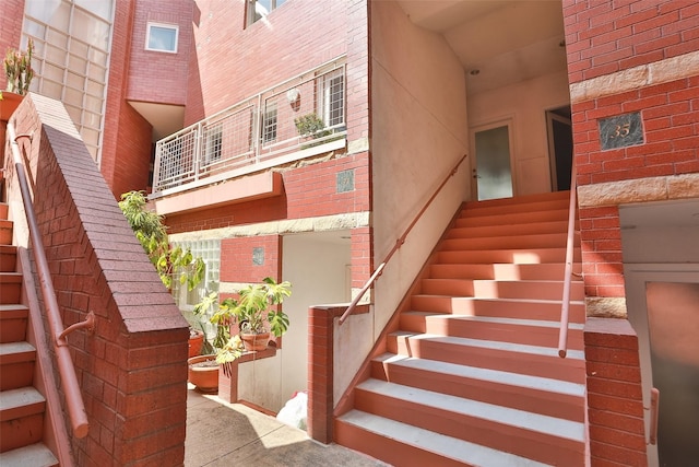 view of staircase