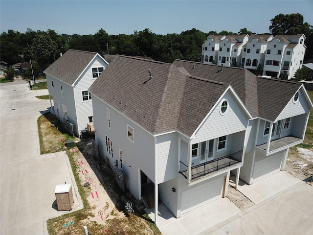 birds eye view of property featuring a residential view