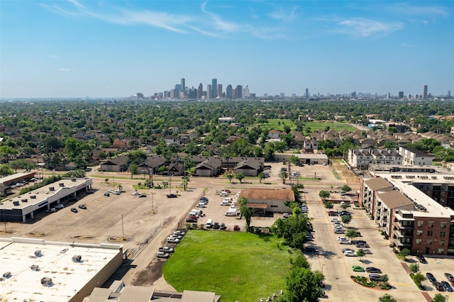 1807 Palmetto Landing Dr, Houston, TX 77009 - bird's eye view of city skyline