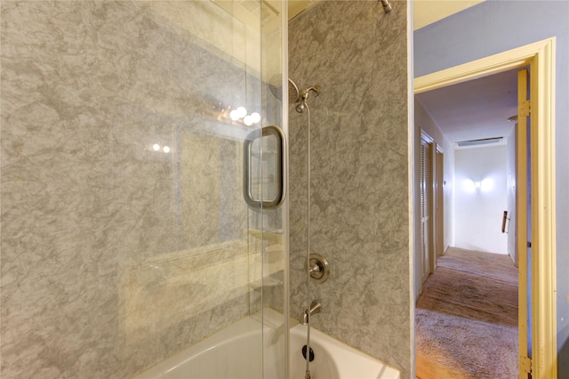 full bathroom featuring shower / bathtub combination