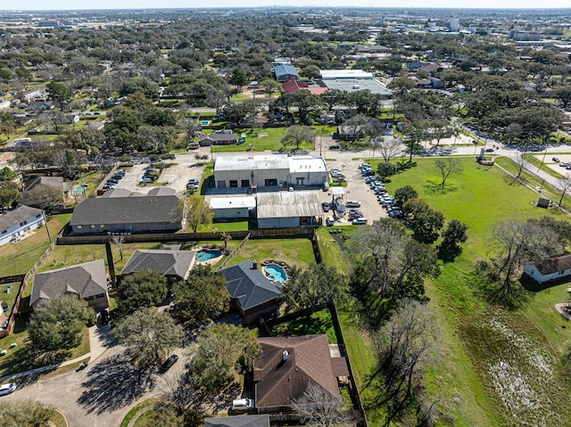 bird's eye view featuring a residential view