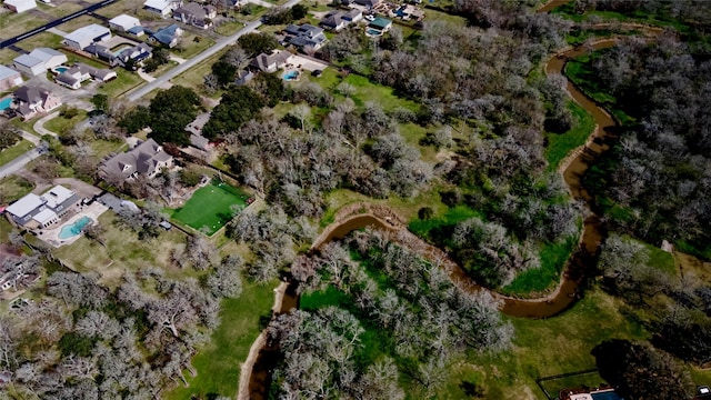 birds eye view of property featuring a residential view