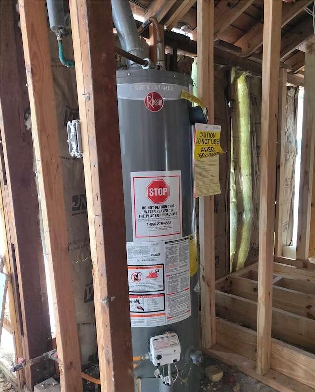 utilities with gas water heater