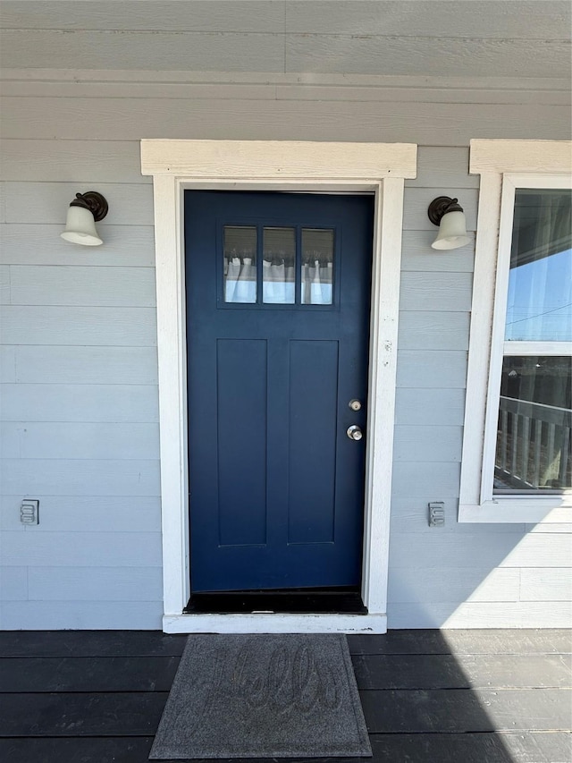 view of entrance to property