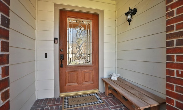 view of entrance to property
