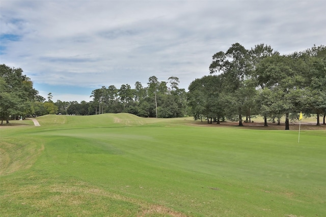 view of property's community featuring golf course view