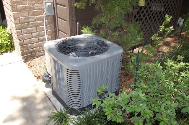 exterior details with cooling unit