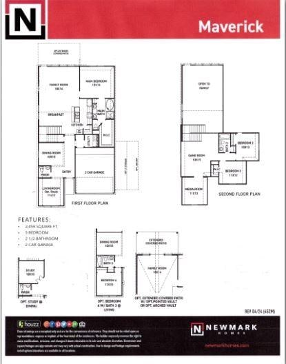 409 Silver Moon Way, Katy, TX 77493 - floor plan / room layout