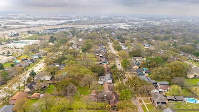 birds eye view of property featuring a residential view