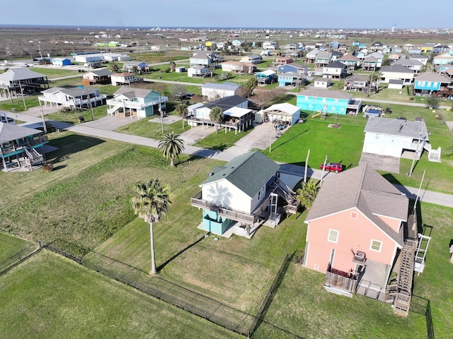 bird's eye view featuring a residential view