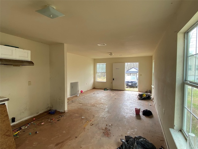 entrance foyer featuring visible vents