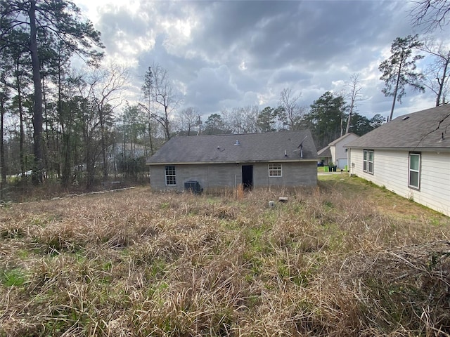 view of back of property