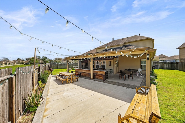 15307 Meandering Post Trl, Houston, TX 77044 - view of patio with outdoor dining space