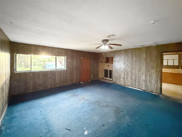 8611 Sunmoore Ct, Houston, TX 77088 - empty room featuring visible vents and unfinished concrete floors