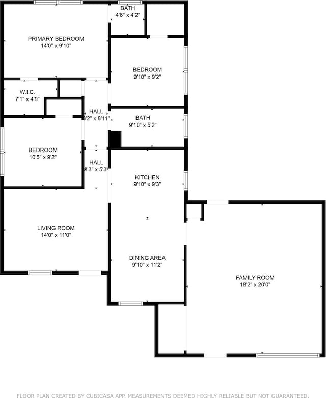 8611 Sunmoore Ct, Houston, TX 77088 - floor plan
