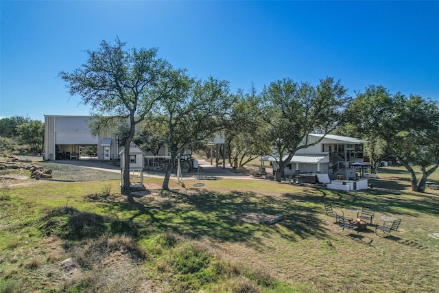 206 County Road 142, Burnet, TX 78611 - view of yard