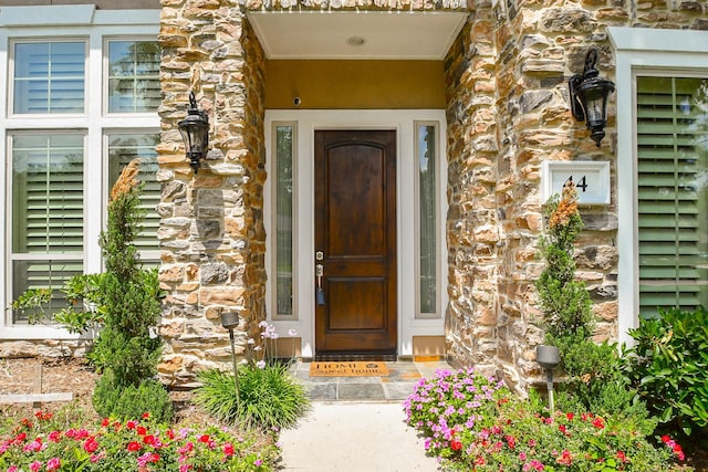 44 Tall Trl, Missouri City, TX 77459 - property entrance featuring stone siding