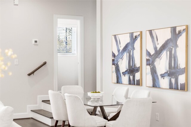 dining room with baseboards