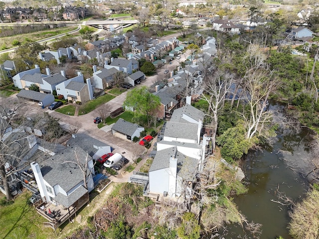 birds eye view of property featuring a residential view
