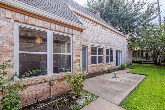 view of patio / terrace with fence