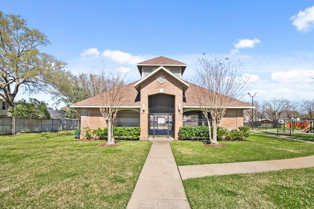 view of property with fence