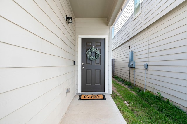 view of entrance to property