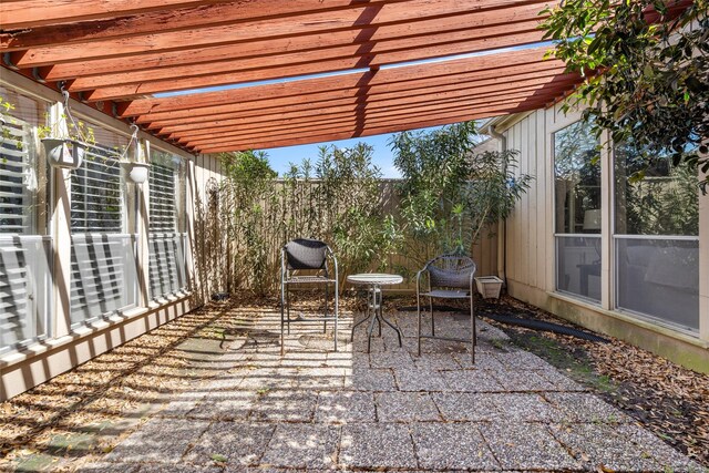 2526 Country Club Blvd, Sugar Land, TX 77478 - view of patio / terrace featuring a pergola
