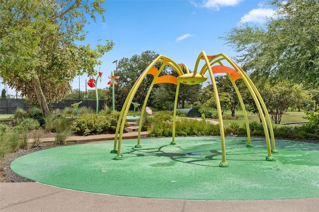 view of jungle gym