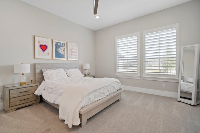4103 Willowisp Ct, Fulshear, TX 77441 - bedroom with carpet floors, a ceiling fan, and recessed lighting
