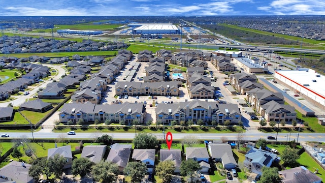 birds eye view of property featuring a residential view