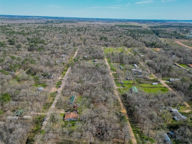 drone / aerial view featuring a rural view