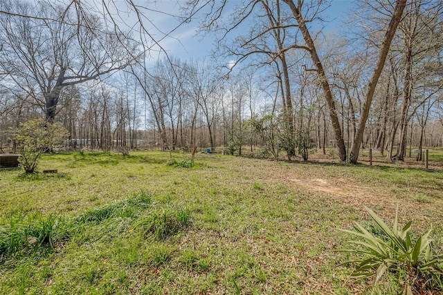 view of yard with central AC