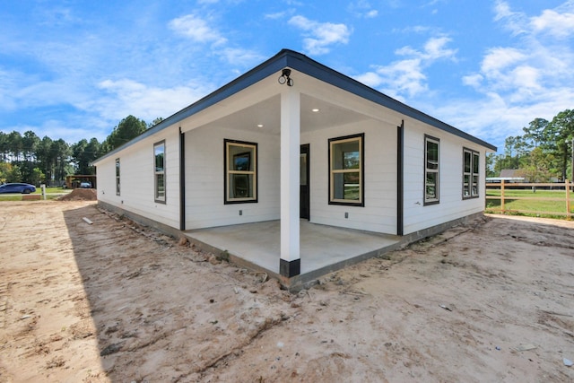 exterior space featuring a patio area