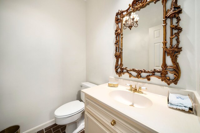 12215 Clearfork Dr, Houston, TX 77077 - bathroom with toilet and vanity