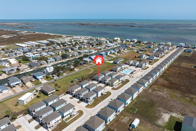 bird's eye view featuring a residential view