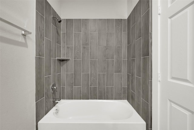 bathroom featuring bathtub / shower combination