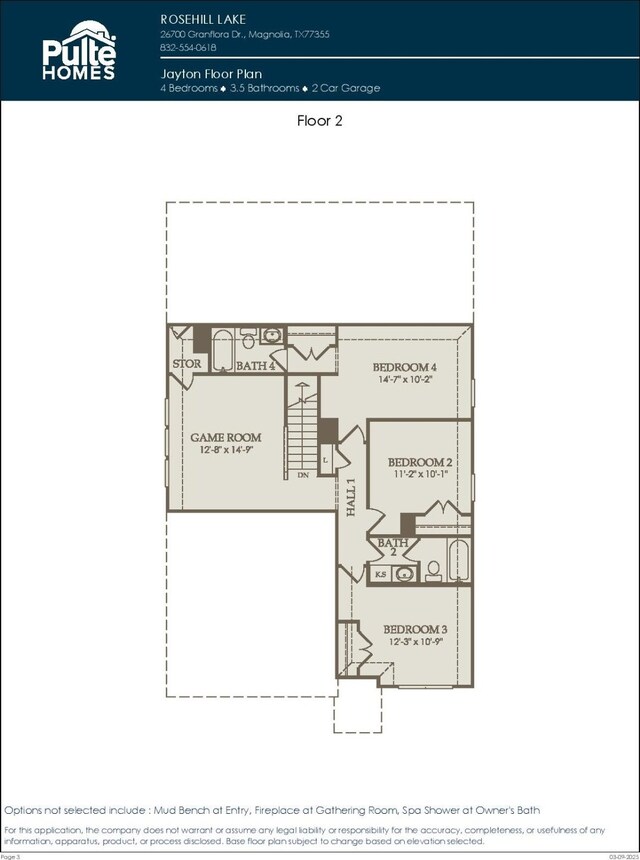 26711 Grandiflora Dr, Magnolia, TX 77355 - room layout