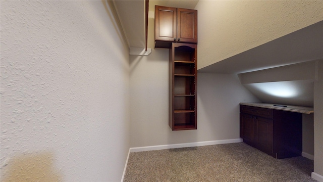 spacious closet with carpet floors