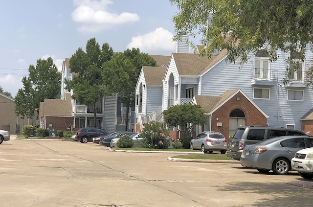 exterior space with a residential view