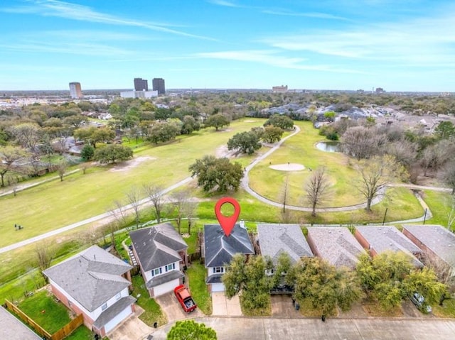 birds eye view of property featuring a residential view