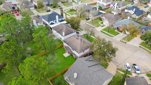 birds eye view of property featuring a residential view