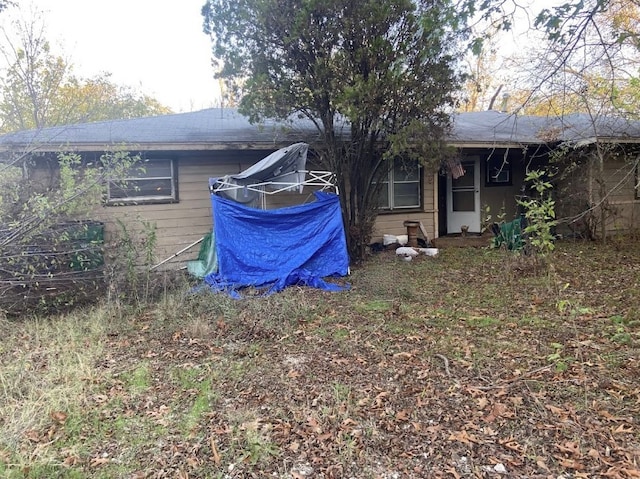 view of rear view of property