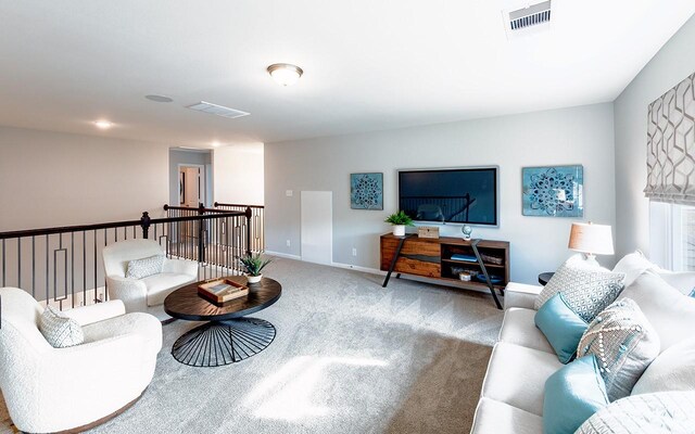 2409 Seaglass Terrace Dr, Katy, TX 77493 - carpeted living room featuring baseboards